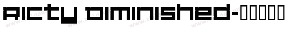 Ricty Diminished字体转换